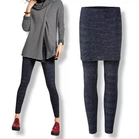 CAbi skirted leggings sz xs in speckled gray. - Picture 1 of 6
